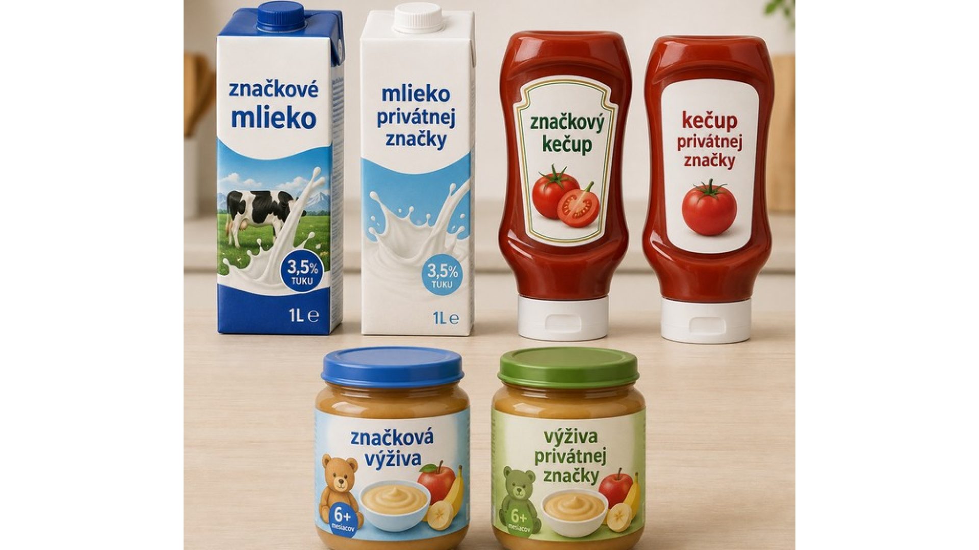Privátne značky potravín – je rozdiel len v cene?
